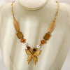 Wholesale Ins Style Gold Plated Stainless Steel Animal Zodiac Geometric Butterfly Pendant Necklace For Women