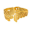 Wholesale Ins Style Leafshaped Stainless Steel 18K Gold Electroplated Bracelet Jewelry For Women