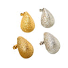 Wholesale Ins Style Light Luxury Matte Geometric Water Drop Goldplated Stainless Steel Earrings For Women