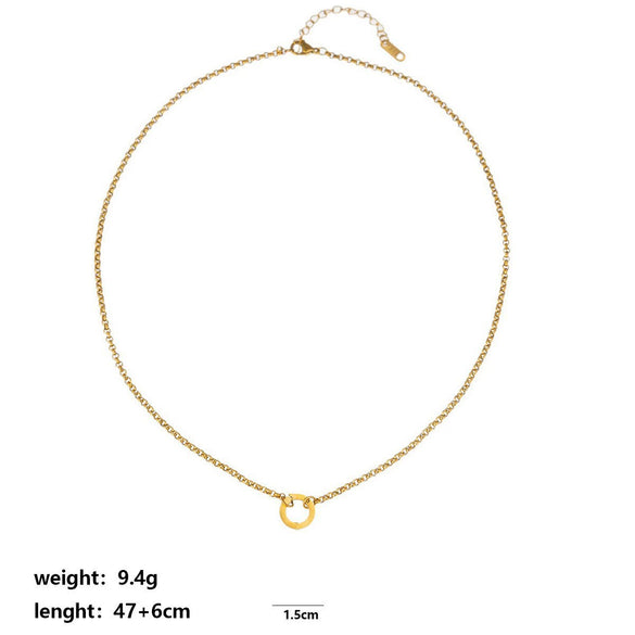 Wholesale Ins Style Minimalist Starry Sky Birthstone Copper Pendant Electroplated Jewelry Accessories