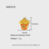 Wholesale Ins Style Oil Dripping Return Pattern Stainless Steel Pendant Jewelry Accessories For Women