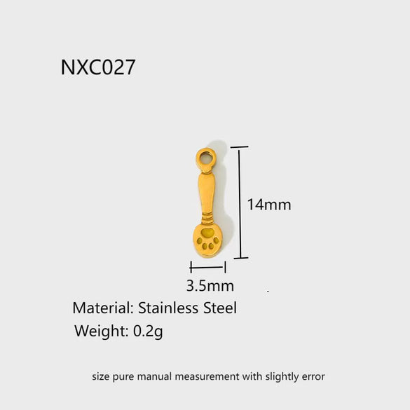 Wholesale Ins Style Oil Dripping Return Pattern Stainless Steel Pendant Jewelry Accessories For Women