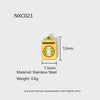 Wholesale Ins Style Oil Dripping Return Pattern Stainless Steel Pendant Jewelry Accessories For Women