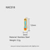 Wholesale Ins Style Oil Dripping Return Pattern Stainless Steel Pendant Jewelry Accessories For Women