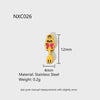 Wholesale Ins Style Oil Dripping Return Pattern Stainless Steel Pendant Jewelry Accessories For Women