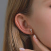Wholesale Ins Style Retro Pearl Ear Clips And Ear Hooks For Women Geometric Alloy Electroplated Earrings