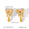 Wholesale Ins Style Stainless Steel Heart And Geometric Diamond Earrings For Women