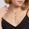 Wholesale Ins Style Sunflower Moon Star Zircon Stainless Steel Necklace With Vacuum Real Gold Plating In Pvd Furnace For Women