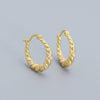Wholesale Ins Style Ushaped S925 Silver Electroplated Micro Inlay Women's Earrings