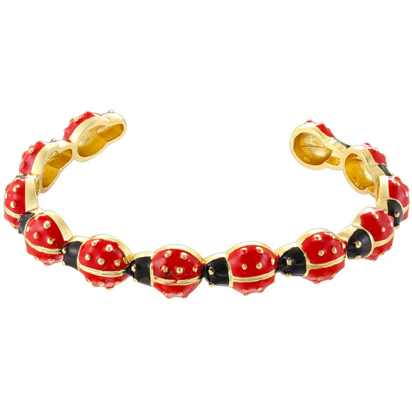 Wholesale Insect Beetle Bracelet Copper Oildropping Sweet Style