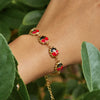 Wholesale Insect Bracelet For Women Stainless Steel Electroplating Geometric Ladybug Design