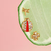 Wholesale Insect Shape Stainless Steel Electroplated Earrings For Women
