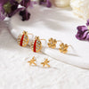Wholesale Insect Shape Stainless Steel Electroplated Earrings For Women