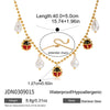 Wholesale Insect Shaped Stainless Steel Electroplated Women's Necklace Jewelry