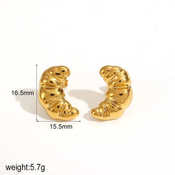 Wholesale Insect Stainless Steel 18K Gold Plated Highend Earrings