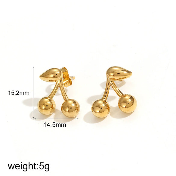 Wholesale Insect Stainless Steel 18K Gold Plated Highend Earrings