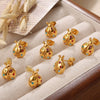 Wholesale Insect Style 316L Stainless Steel Earrings For Women With Electroplating Treatment