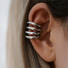 Wholesale Insstyle Geometric Cshaped Stainless Steel Earrings With Polish Processing For Women And Unisex