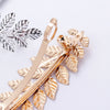 Wholesale Iron Baroque Style Leaves Hairpin Electroplated Women's Hair Accessory