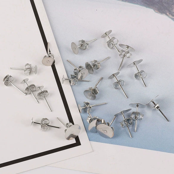Wholesale Iron Earplugs For Handmade Earrings Jewelry Accessories