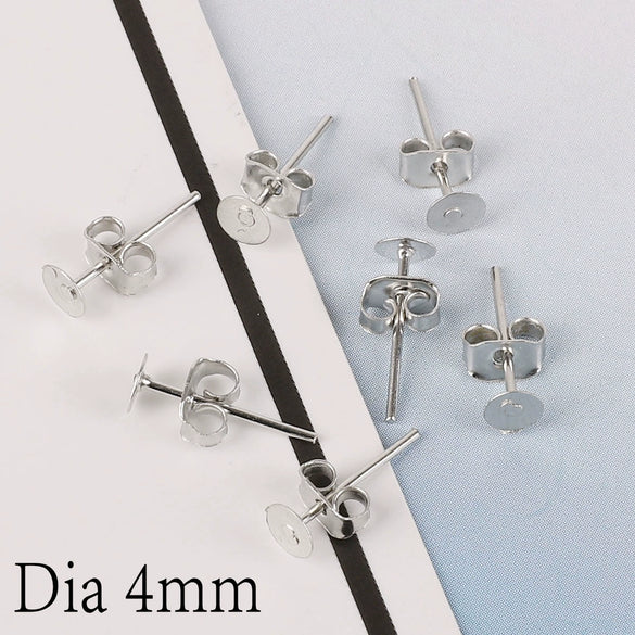 Wholesale Iron Earplugs For Handmade Earrings Jewelry Accessories