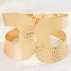Wholesale Iron Electroplated Gold Widebrimmed Irregular Geometric Minimalist Retro Exaggerated Personality Bracelet Jewelry