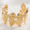 Wholesale Iron Electroplated Gold Widebrimmed Irregular Geometric Minimalist Retro Exaggerated Personality Bracelet Jewelry