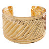 Wholesale Iron Electroplated Gold Widebrimmed Irregular Geometric Minimalist Retro Exaggerated Personality Bracelet Jewelry