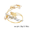 Wholesale Iron Electroplated Irregular Hollow Butterfly Flower Arm Bracelet For Hot Girls