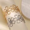 Wholesale Iron Exaggerated Geometric Cshaped Electroplated Bracelet For Women