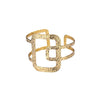 Wholesale Iron Exaggerated Geometric Cshaped Electroplated Bracelet For Women
