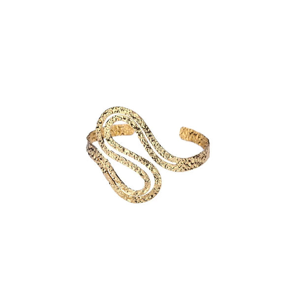 Wholesale Iron Exaggerated Geometric Cshaped Electroplated Bracelet For Women