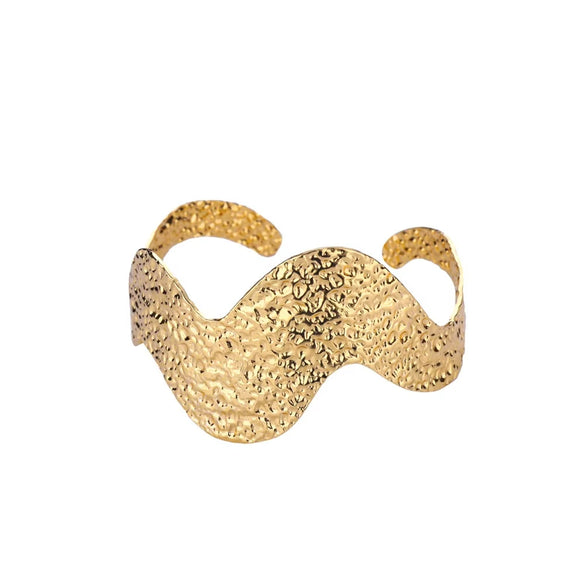 Wholesale Iron Exaggerated Geometric Cshaped Electroplated Bracelet For Women
