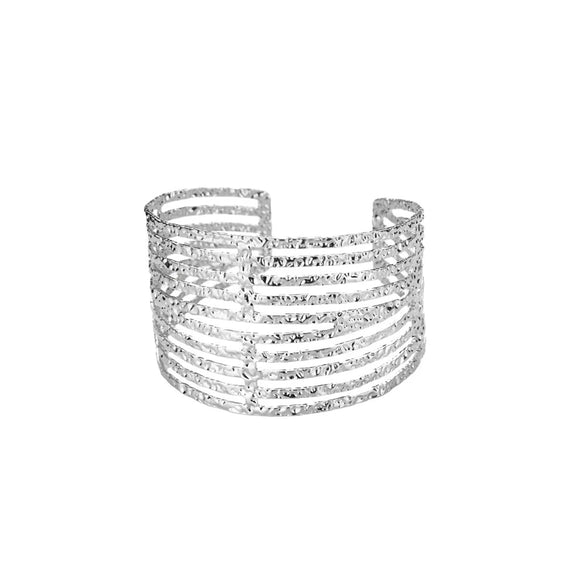 Wholesale Iron Exaggerated Geometric Cshaped Electroplated Bracelet For Women