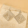 Wholesale Iron Geometric Hollow Round Earrings With Electroplating For Women