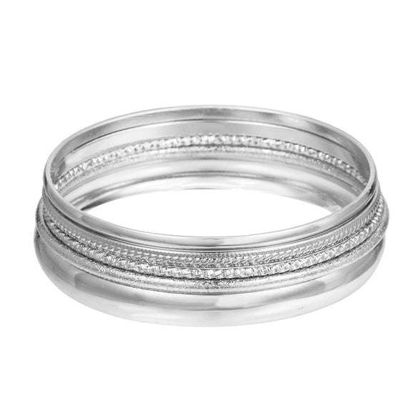 Wholesale Iron Geometric Pattern Folded Bracelet For Women With Electroplating And Retro Simple Style