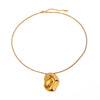 Wholesale Irregular Concave Hammer Snake Bone Chain Stainless Steel Electroplated Necklace For Women