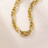 Wholesale Irregular Geometric Exaggerated Thick Twisted Chain Necklace Made Of Alloy With Electroplating