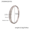 Wholesale Irregular Geometric Ferris Wheel Diamondencrusted Electroplated Stainless Steel And Zircon Bracelet For Women