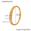 Wholesale Irregular Geometric Ferris Wheel Diamondencrusted Electroplated Stainless Steel And Zircon Bracelet For Women