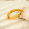 Wholesale Irregular Geometric 18K Gold Plated Stainless Steel Bracelet Jewelry Accessories For Women
