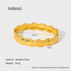 Wholesale Irregular Geometric 18K Gold Plated Stainless Steel Bracelet Jewelry Accessories For Women