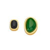 Wholesale Irregular Geometric Light Luxury Style Real Gold Plated Titanium Steel Earrings And Necklaces For Women