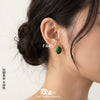 Wholesale Irregular Geometric Light Luxury Style Real Gold Plated Titanium Steel Earrings And Necklaces For Women