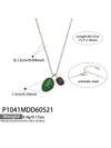 Wholesale Irregular Geometric Light Luxury Style Real Gold Plated Titanium Steel Earrings And Necklaces For Women