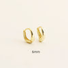 Wholesale Irregular Geometric Plain Hoop Earrings S925 Silver Glossy Electroplated Unisex