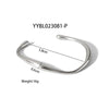 Wholesale Irregular Geometric Titanium Steel Jewelry With Polishing And Pvd Furnace Real Gold Treatment