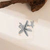 Wholesale Irregular Ocean Ring With Scallop Opening Adjustable Made Of Titanium Steel In Casual And Minimalist Style 18K Gold Plated By Vacuum Electroplating For Women