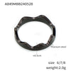Wholesale Irregular Open Ring Titanium Steel Pvd Plated 18K True Gold Color Geometric Light Luxury Design