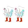 Wholesale Jewelry 1 Pair Funny Animal Arylic Drop Earrings